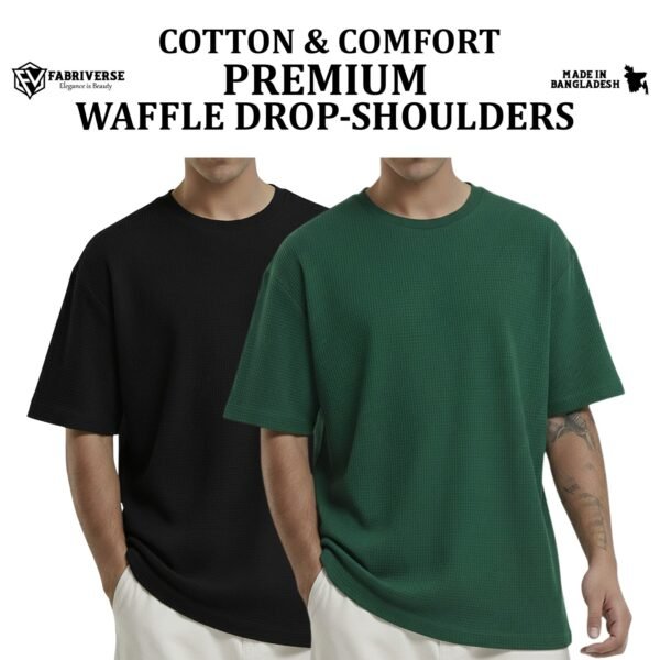 Premium Waffle Drop (Black-B.Green)