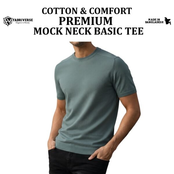 Premium Mock Neck (Pastle)