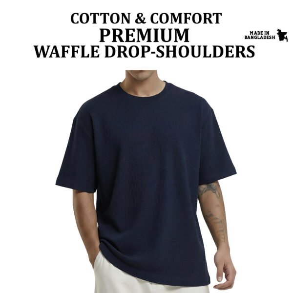 Premium Waffle Drop (Navy)