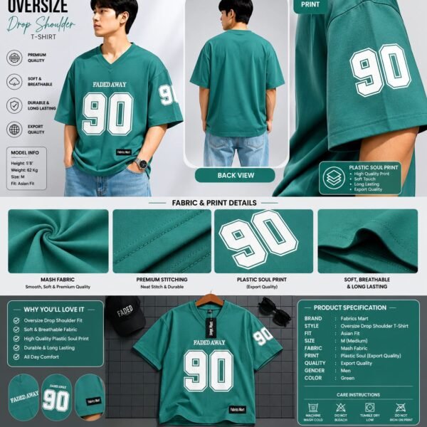 Premium Jersey Drop Sholder Pastale