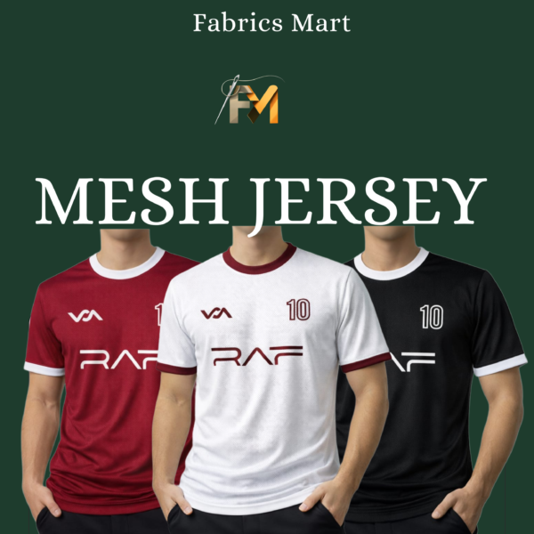 Premium Jersey T-shirt Maroon-White-Black