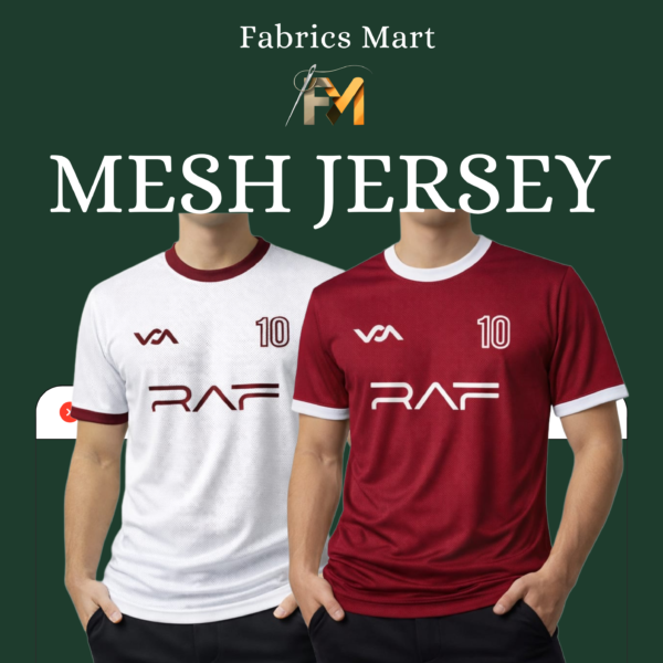 Premium Jersey T-shirt White-Maroon