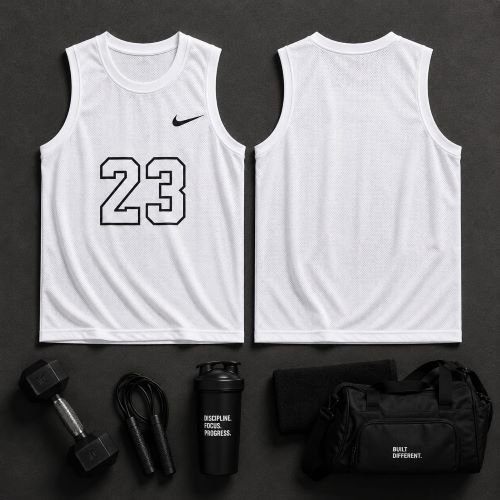 Elite Fitness Tank Top White