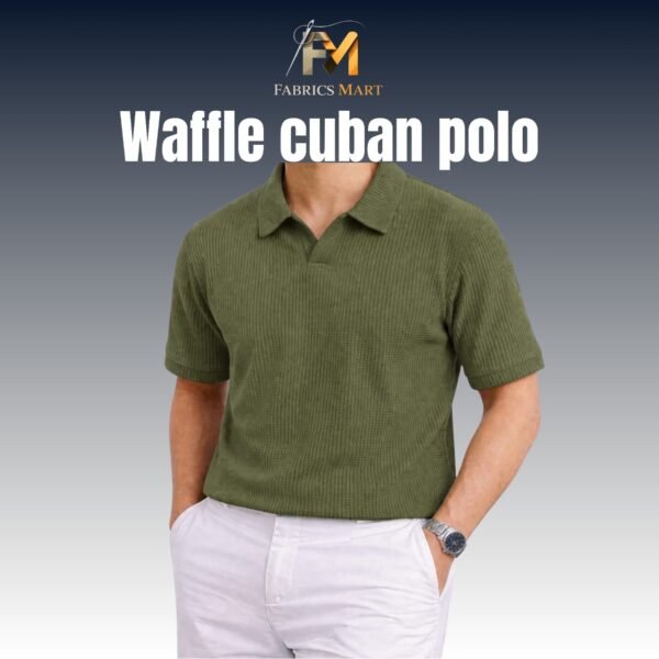 Waffle Cuban Polo Olive
