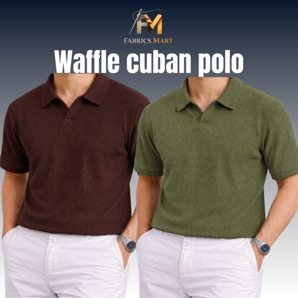 Waffle Cuban Polo Coffee-Olive