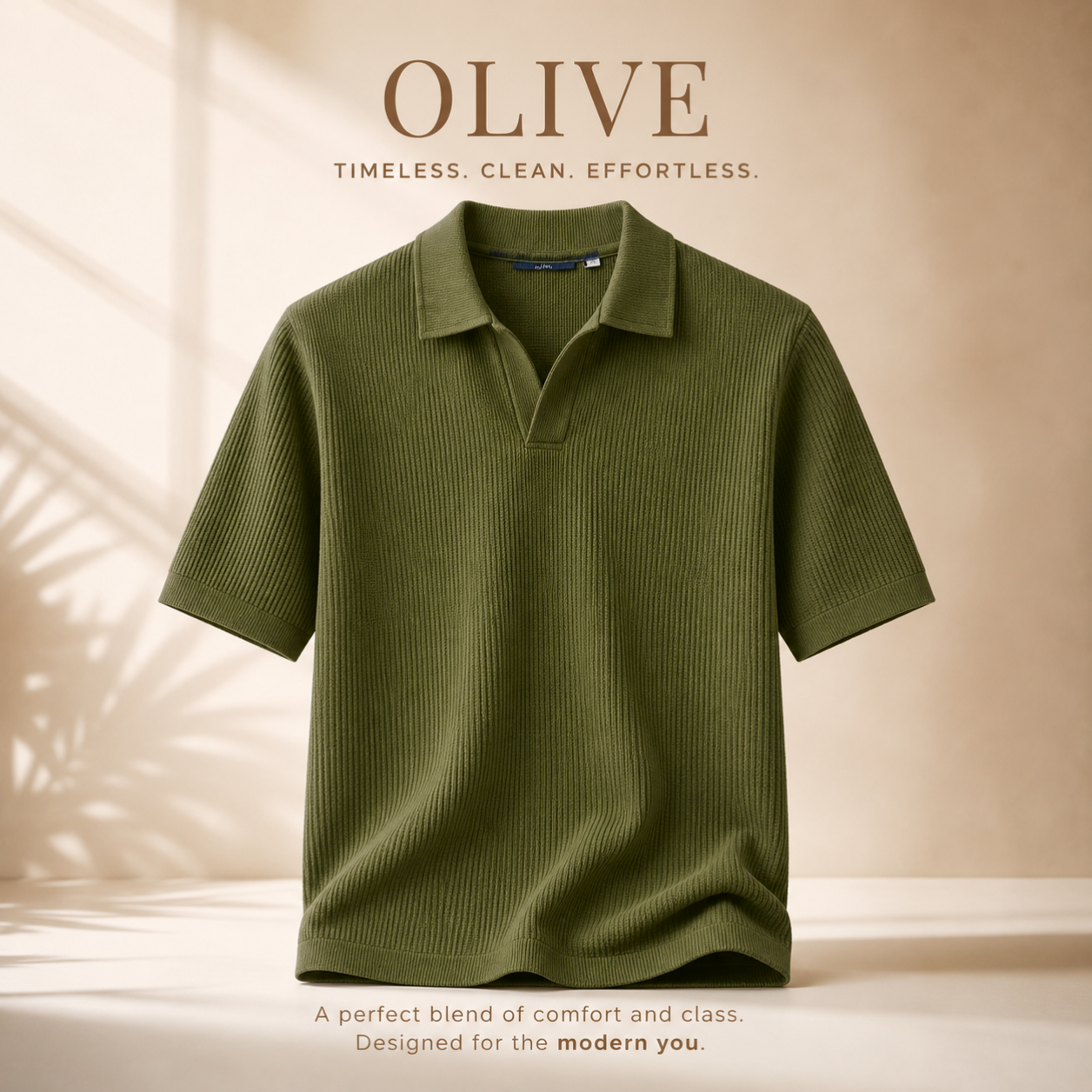 Waffle Cuban Polo Olive
