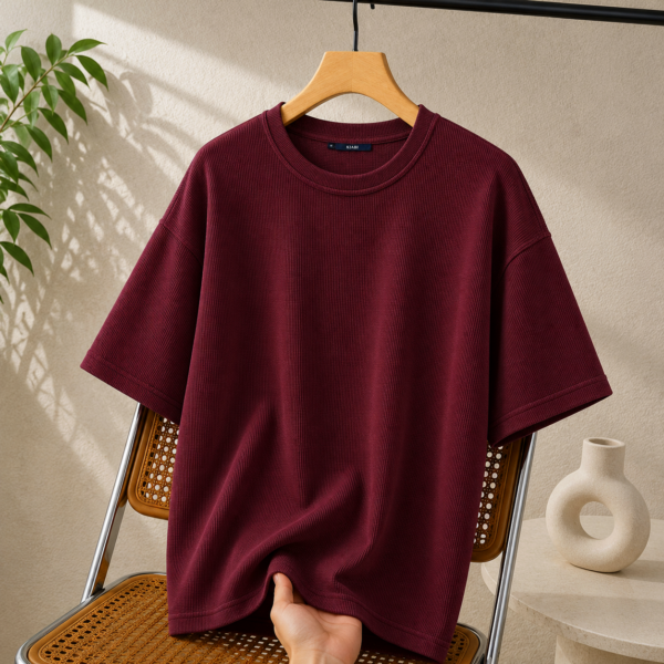 Premium Waffle Drop (Maroon)