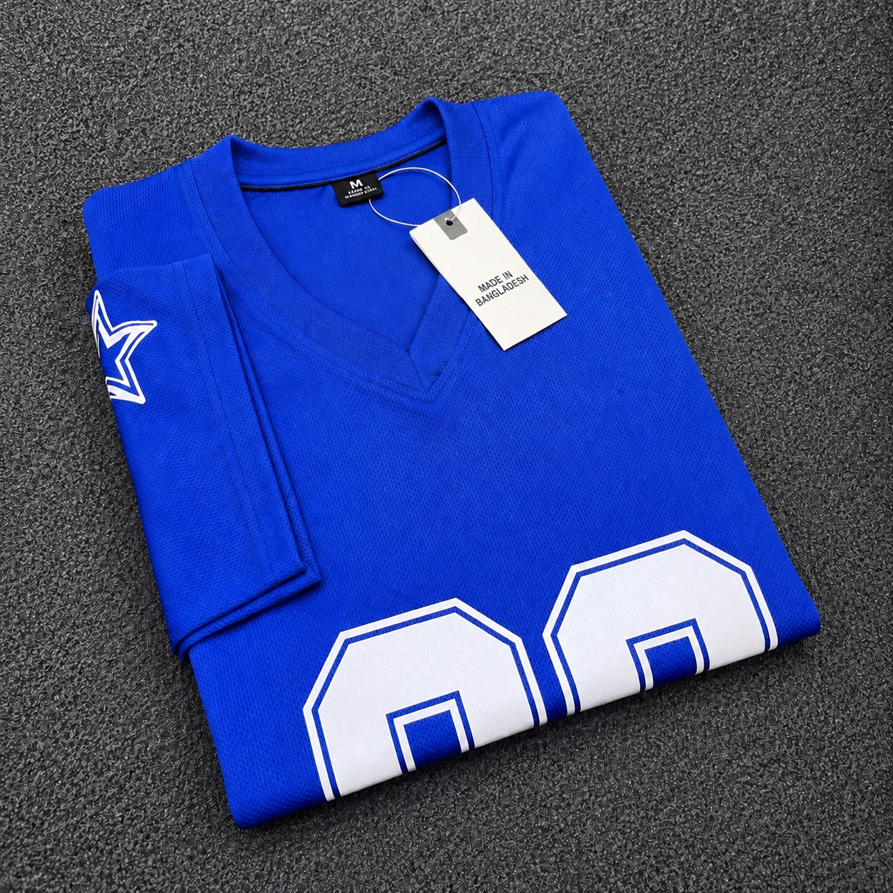 Premium Jersey Drop Sholder Blue - Image 2