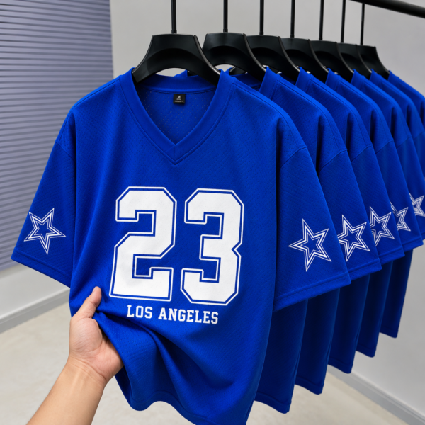 Premium Jersey Drop Sholder Blue