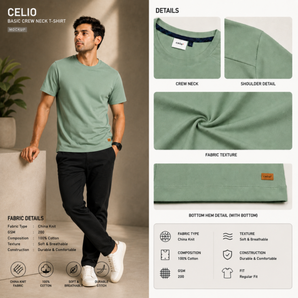Premium Mock Neck (Lemon)