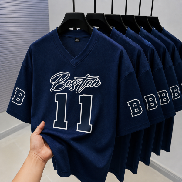 Premium Jersey Drop Sholder Navy