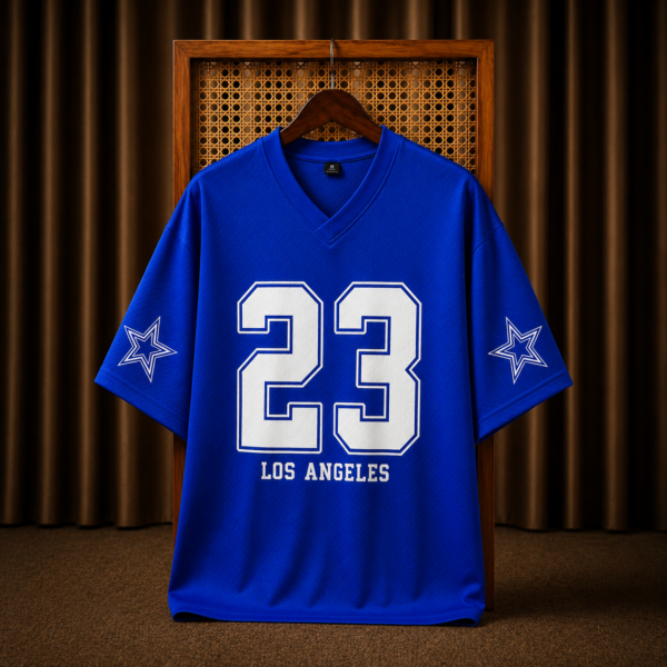 Premium Jersey Drop Sholder  Blue