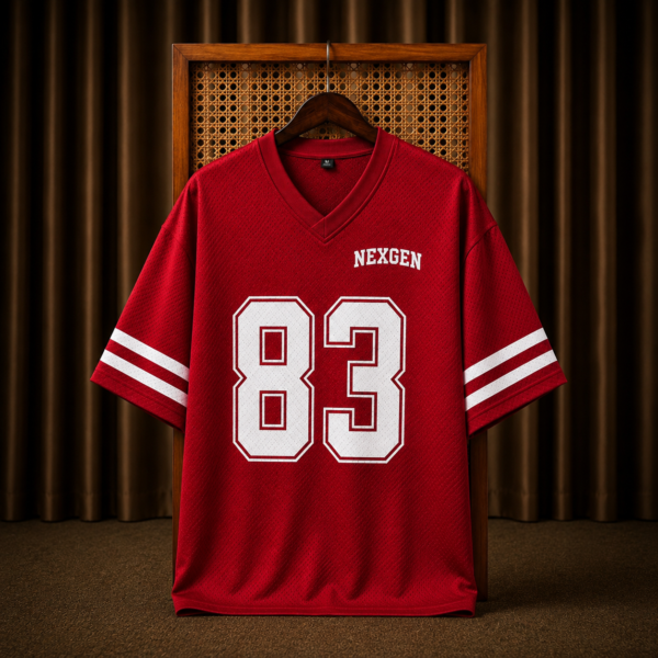 Premium Jersey Drop Sholder Red
