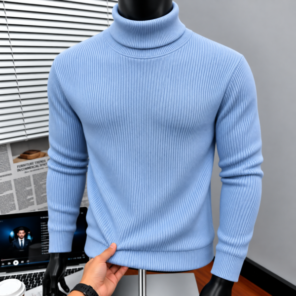 Premium Turtle Neck (Sky)