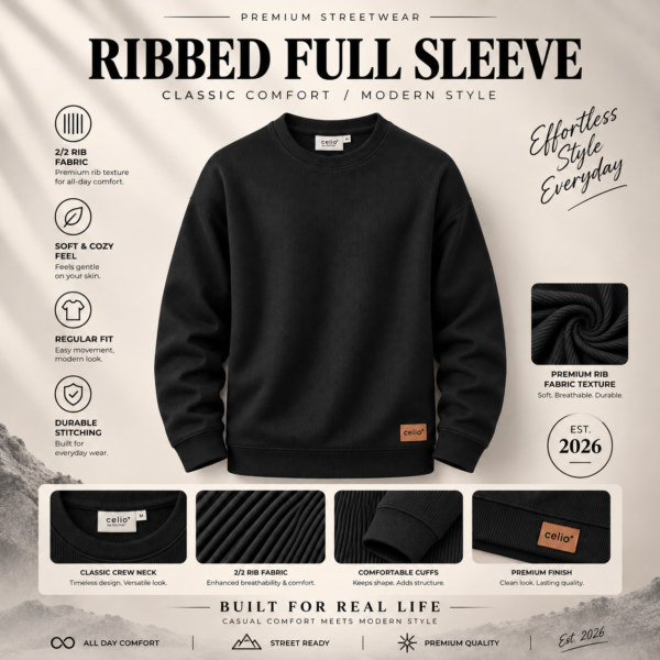 Premium Celio Sweatshirt (Black)