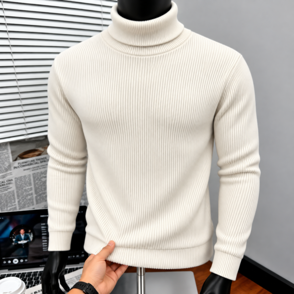 Premium Turtle Neck (Cream)